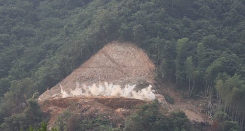 中國安能三局重慶公司桐城項目部首爆成功，項目建設駛入“快車道”