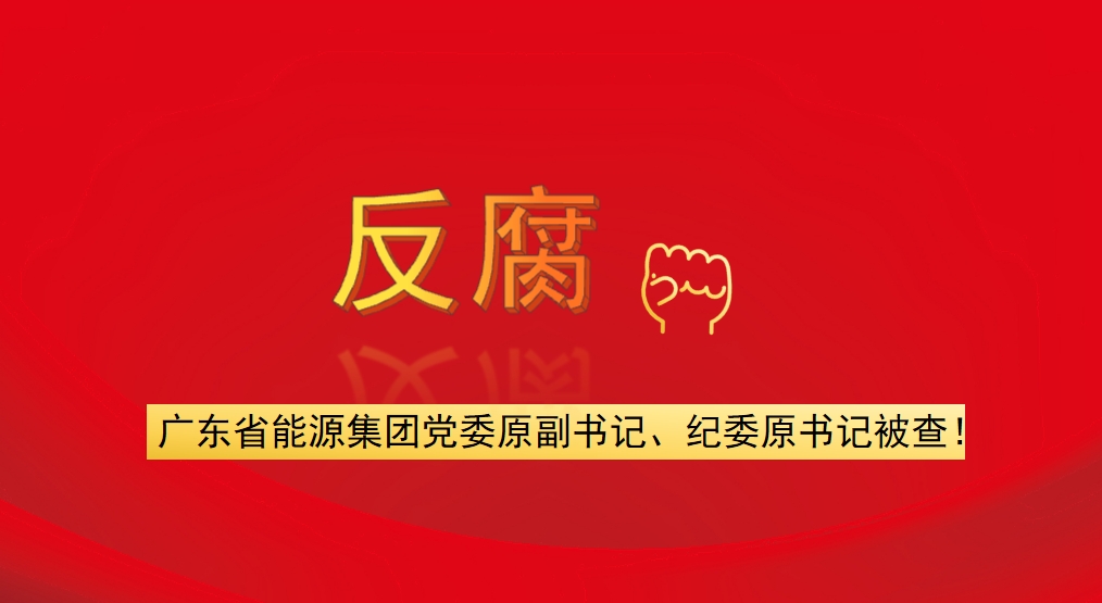 廣東省能源集團(tuán)黨委原副書(shū)記、紀(jì)委原書(shū)記被查！